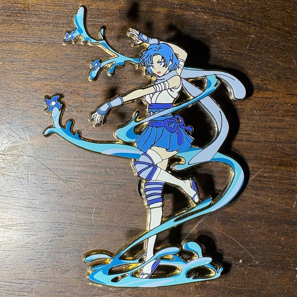 Sailor Mercury Enamel Pin - Picture 1 of 4